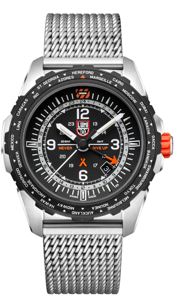 LUMINOX Bear Grylls Survival Air Series GMT 45MM SS Men's Watch XB.3762 Questions & Answers