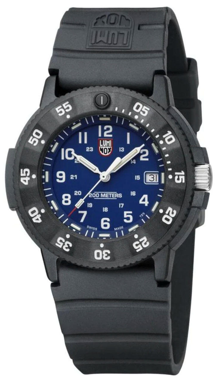 LUMINOX Original Navy Seal 44MM Blue Dial Rubber Men's Watch XS.3003.EVO Questions & Answers