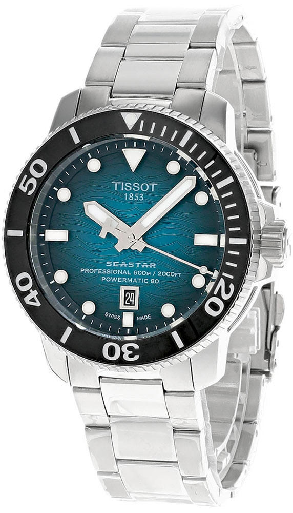 TISSOT Seastar 2000 Professional 46MM SS Men's Watch T120.607.11.041.00 Questions & Answers