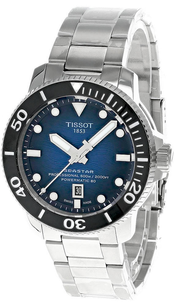 TISSOT Seastar 2000 Professional 46MM SS Blue Dial Men's Watch T120.607.11.041.01 Questions & Answers