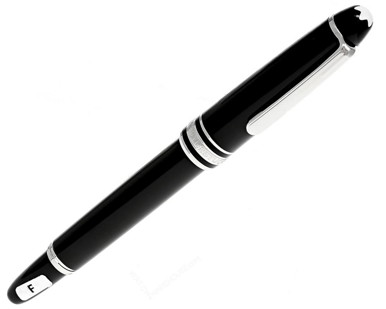 MONTBLANC Meisterstück Platinum Fine (F) Nib Fountain Pen 107705 Questions & Answers