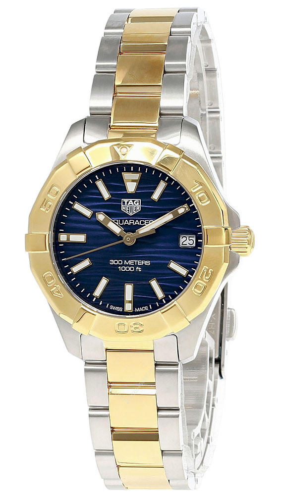 TAG HEUER Aquaracer 32MM SS Gold Blue Dial Women's Watch WBD1325.BB0320 Questions & Answers