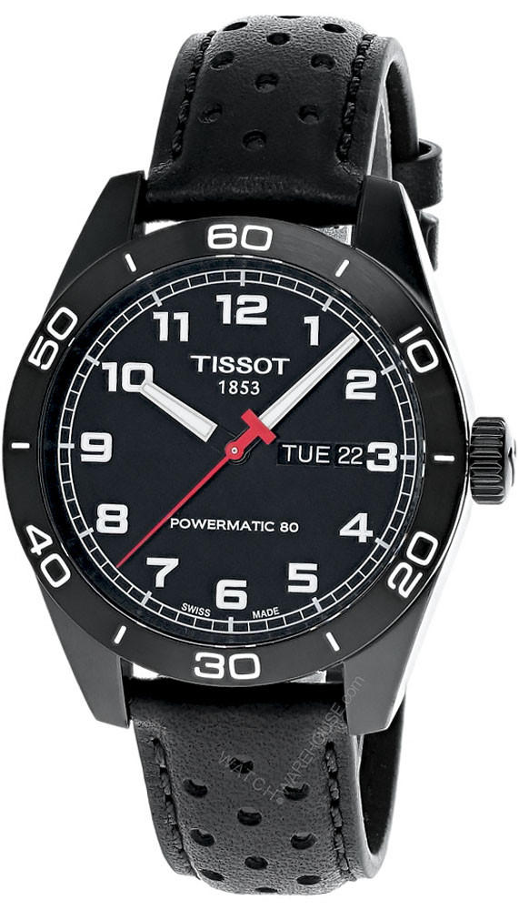 TISSOT PRS 516 Powermatic 80 42MM BLK LTHR Men's Watch T131.430.36.052.00 Questions & Answers