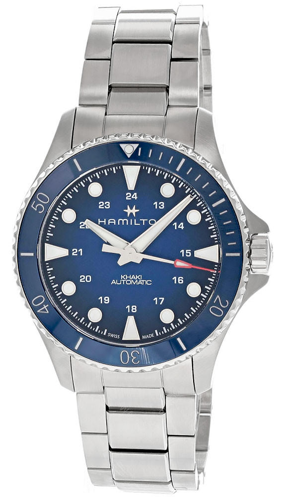 HAMILTON Khaki Navy Scuba 43MM AUTO SS BLU Dial Men's Watch H82505140 Questions & Answers