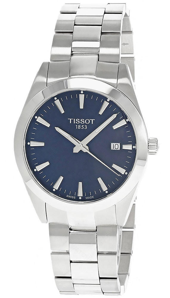 TISSOT Gentleman 40MM Stainless Steel Blue Dial Men's Watch T127.410.11.041.00 Questions & Answers