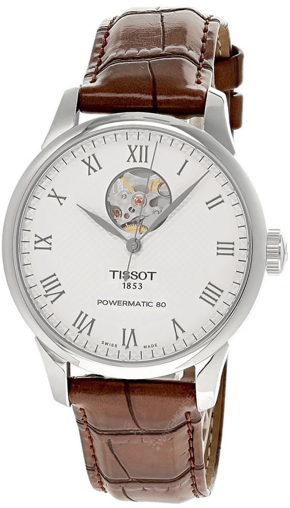 TISSOT Le Locle Powermatic 80 Open Heart LTHR Men's Watch T006.407.16.033.01 Questions & Answers