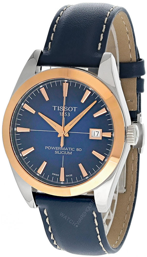 TISSOT Gentleman Powermatic 80 Silicium Solid 18K Gold Bezel Men's Watch T927.407.46.041.00 Questions & Answers